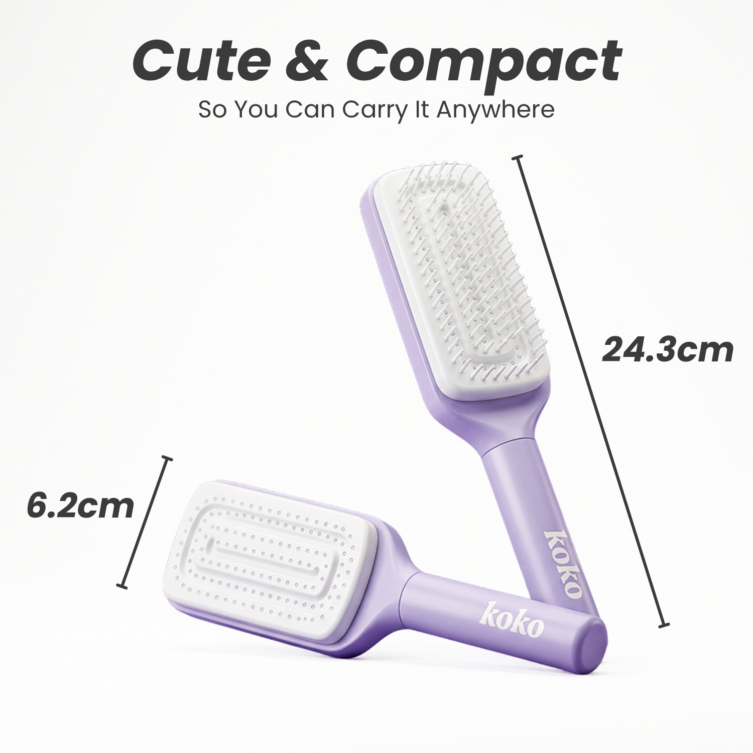 Koko Self Cleaning Hair Brush
