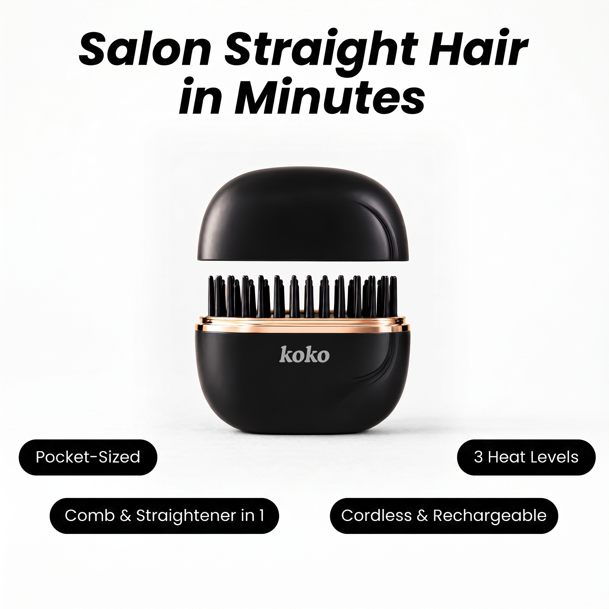 Mini Portable Hair Straightener
